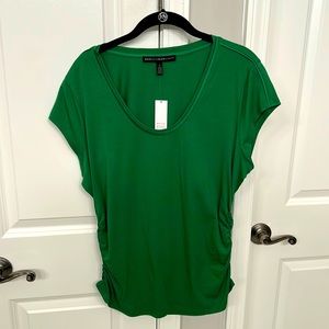 White House Black Market Kelly Green top